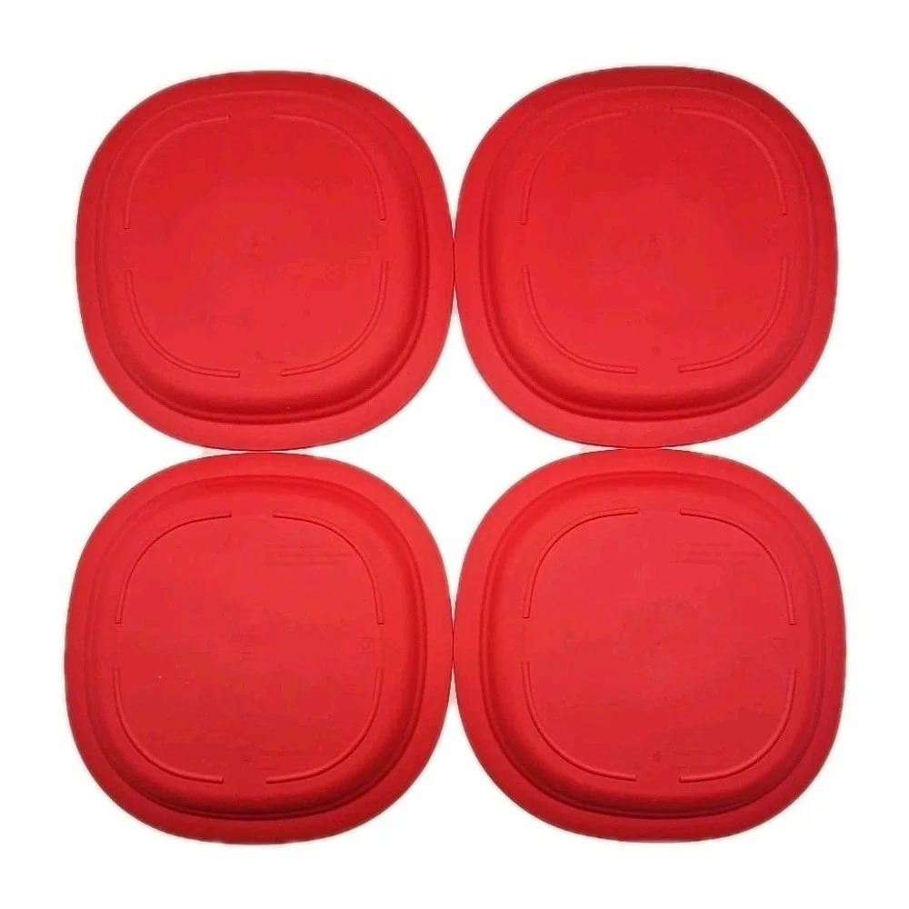 Tupperware‎ Microwave Reheatable Luncheon Plates Sq 9.5